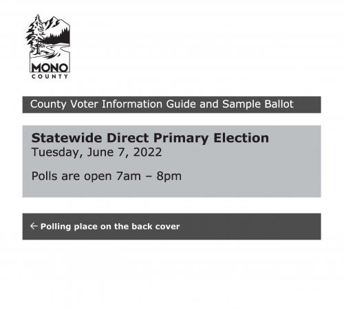 County Voter Information Guide and Sample Ballot