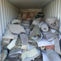 Carpet in a dumpster