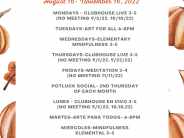 Bridgeport Fall 2022 Calendar