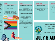 Mammoth Lakes Wellness Calendar - August 2022