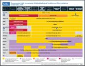 With these immunization recommendations the notes must be read