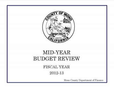 2012-13 Mid-Year Budget