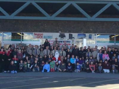 Shop with a Cop group photo