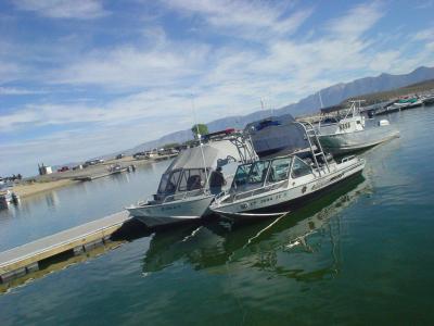 Mono County Sheriff boat