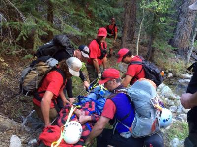 Aid to lost hunter near Poison Creek