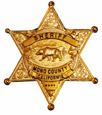 Mono County Sheriff Badge