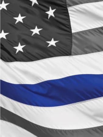 Thin Blue Line Flag