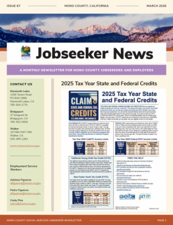 Jobseeker News March Cover