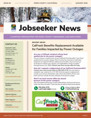 Jobseeker News January Cover