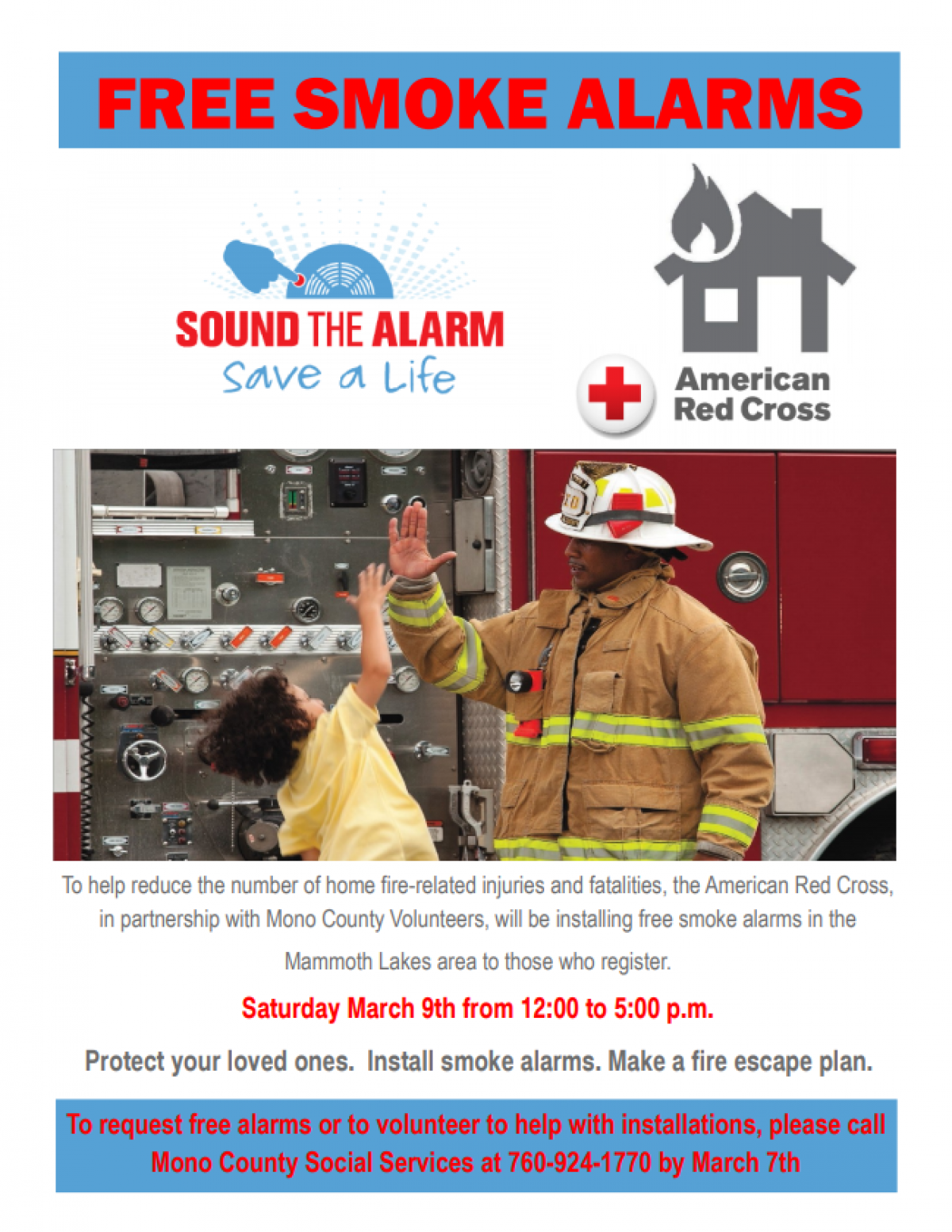 Sound the Alarm Fire Campaign